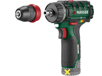 12 V akumuliatorinis gręžtuvas-suktuvas PBSA 12, 1 vnt