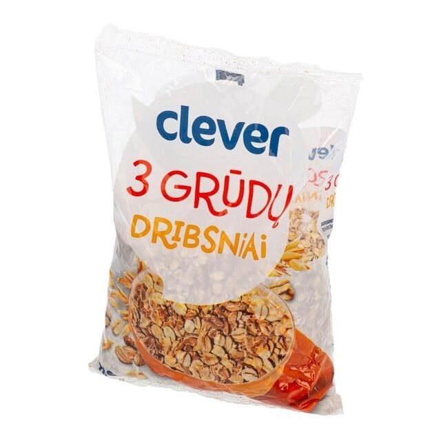 3 grūdų dribsniai CLEVER, 400 g