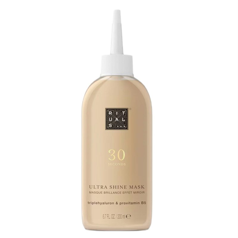 30 sekundžių žvilgesio suteikianti plaukų kaukė Rituals 30 Seconds Ultra Shine Mask 30-sekundowa, 200 ml