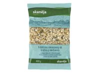5-ių grūdų ir 3-ių sėklų dribsniai SKANĖJA, 400 g