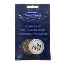 5 rūšių pipirų mišinys, SANTA MARIA, 25 g