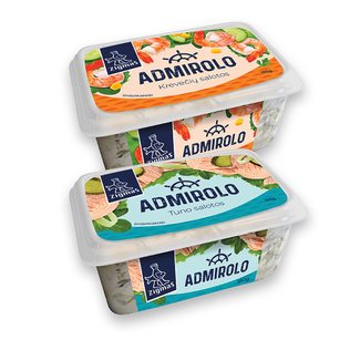 ADMIROLO mišrainė su tunu arba krevet. ZIGMAS, 180 g