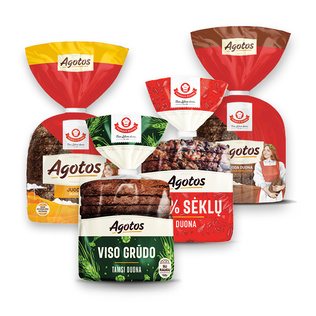AGOTOS duonai (4 rūš.), 350 g, 375 g, 300 g