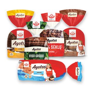 AGOTOS duonai ir batonui (5 rūš.), 350 g, 375 g, 500 g, 300 g
