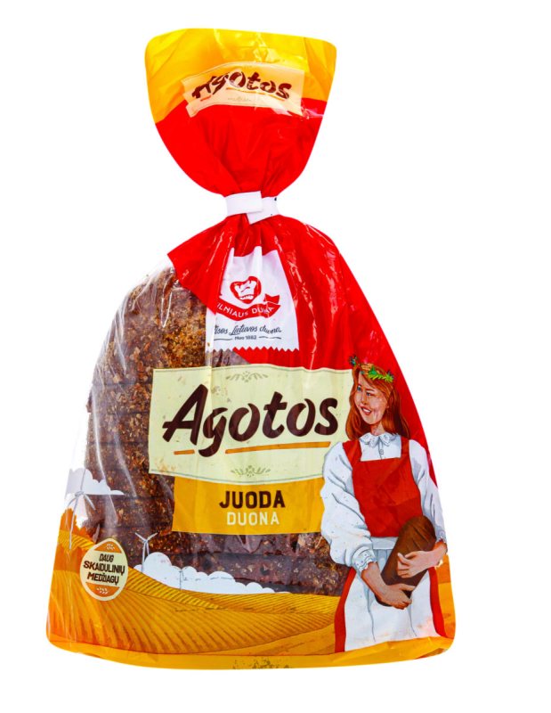 AGOTOS juoda duona, 375 g