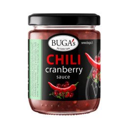 Aitriųjų paprikų - spanguolių padažas BUGA's, 170 g