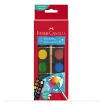 Akv. dažai FABER-CASTELL, 12sp., 1 tept.