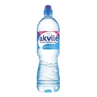 Negazuotas natūralus mineralinis vanduo AKVILĖ SPORT, 1 l