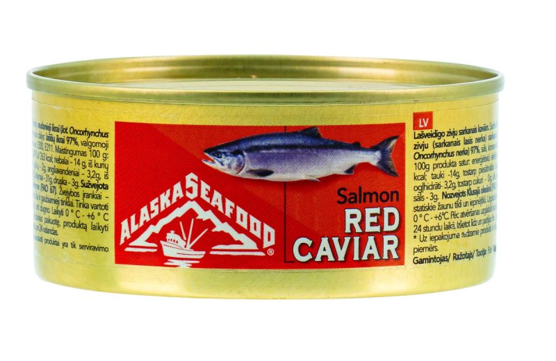 ALASKA SEAFOOD RAUDONIEJI LAŠIŠŲ IKRAI, 95 g
