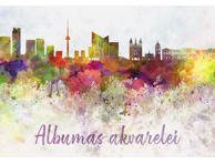 Albumas akvarelei LIETUVA, A4, 15 lapų, 200gsm