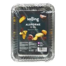 Aliuminio forma SALLING, 5 vnt., 1.2 l