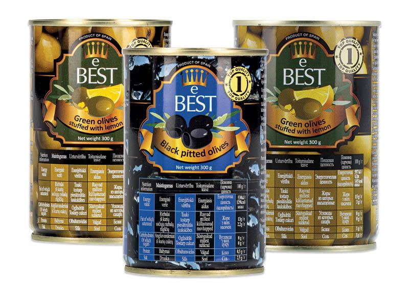 Alyvuogės EBEST, 300 g