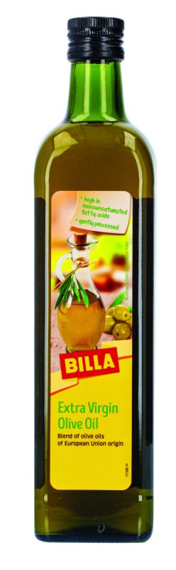 Alyvuogių aliejus BILLA EXTRA VIRGIN, 750 ml
