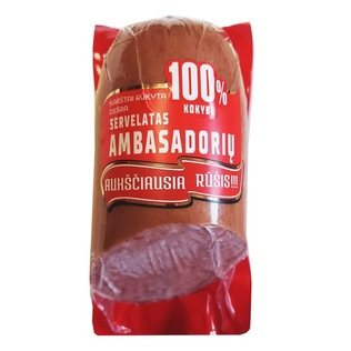 AMBASADORIŲ karštai rūkytas servelatas, 480 g