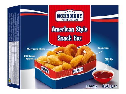 Amerikietiško stiliaus užkandžių rinkinys, 450 g