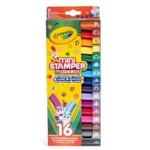 Antspaudai CRAYOLA, su jaust., 16 vnt