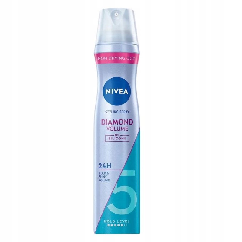 Apimties suteikiantis plaukų lakas Nivea Diamond Volume, 250 ml