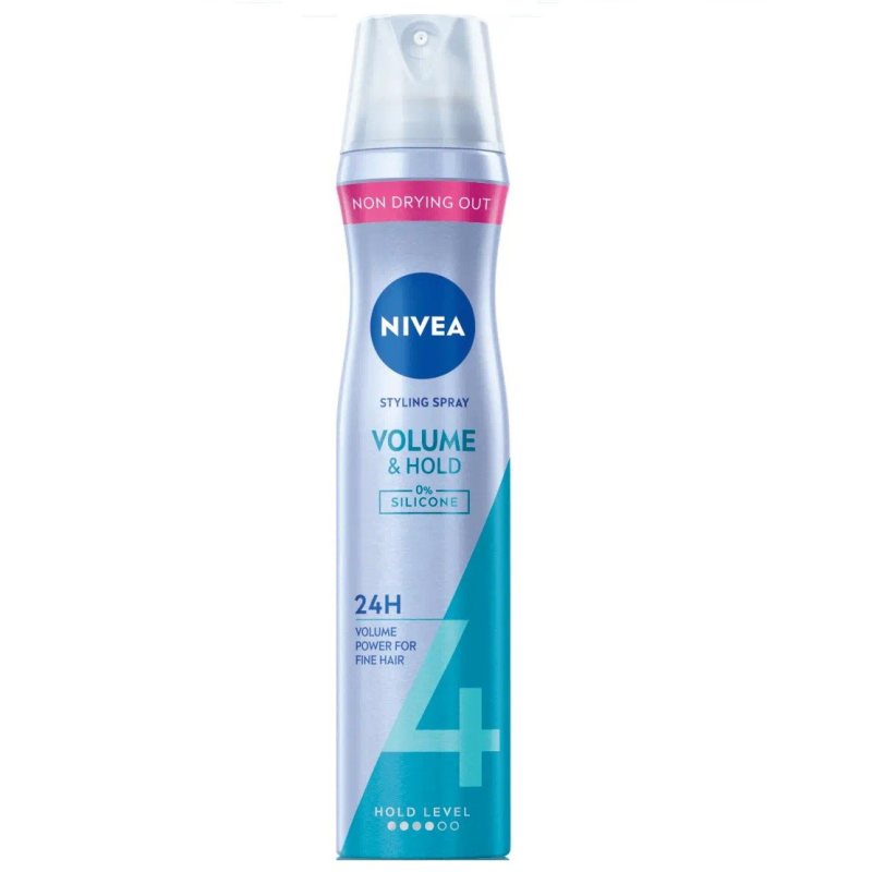 Apimties suteikiantis plaukų lakas Nivea Volume & Hold, 250 ml