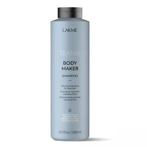 Apimties suteikiantis šampūnas Lakme Teknia Body Maker, 1000 ml