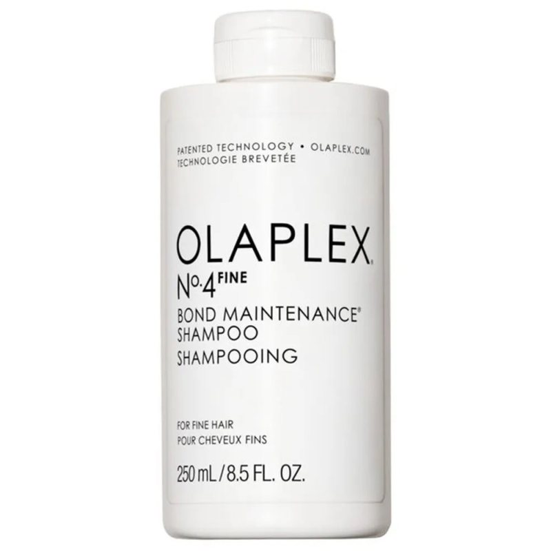 Apimties suteikiantis šampūnas ploniems plaukams Olaplex No.4 Fine Bond Maintenance, 250 ml