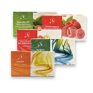 Arbata AUSTĖJA, 5 rūšių, 40 g/pak., 30 g