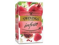 Arbata TWININGS, aviečių ir granatų skonio, 20 vnt