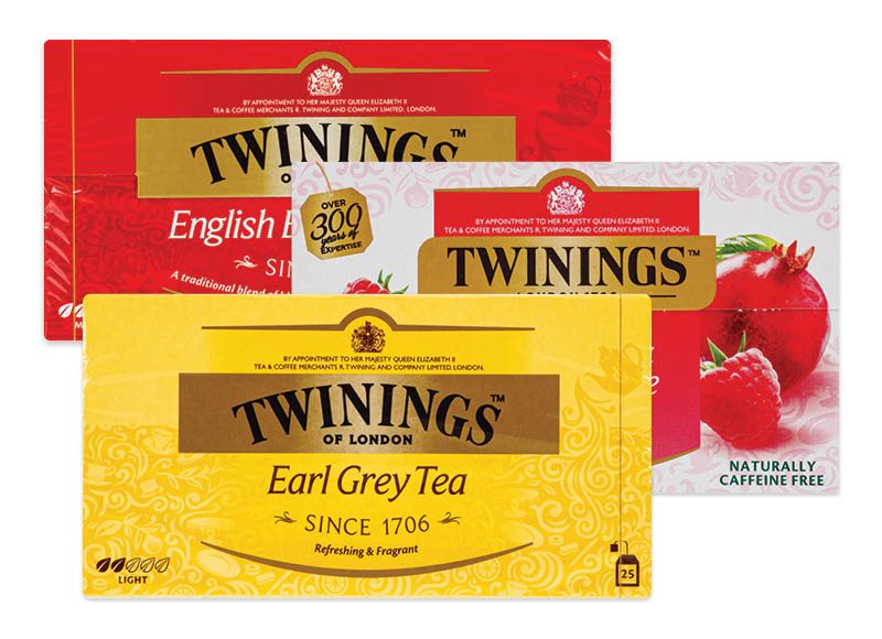 Arbata TWININGS (pakeliais), 20 vnt