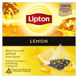 Arom. juodoji arbata LIPTON, citrinų sk., 34 g, 20 vnt