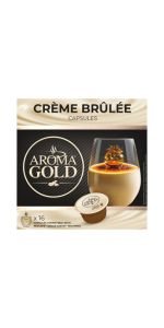 Aroma Gold Creme Brulee Kavos kapsulės, 16 vnt