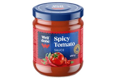 Aštrus pomidorų padažas WELL DONE, 480 g