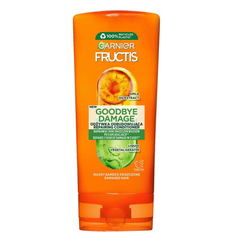 Atkuriamasis kondicionierius labai pažeistiems plaukams Garnier Fructis Goodbye Damage, 200 ml