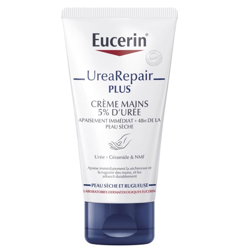 Atkuriamasis rankų kremas su 5 % karbamido Eucerin UreaRepair Plus, 75 ml