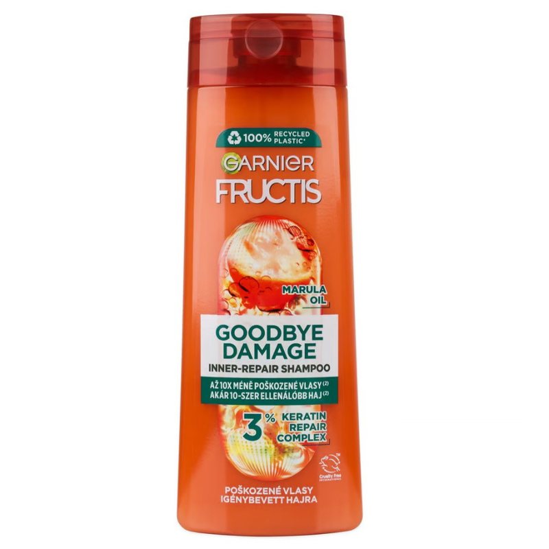 Atkuriamasis šampūnas labai pažeistiems plaukams Garnier Fructis Goodbye Damage, 400 ml