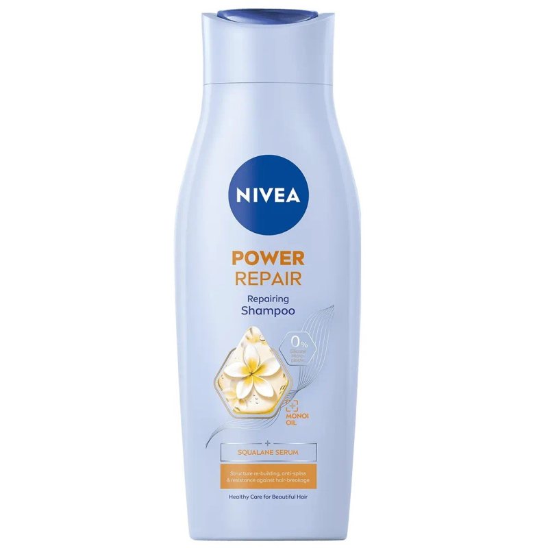 Atkuriamasis šampūnas Nivea Power Repair, 400 ml