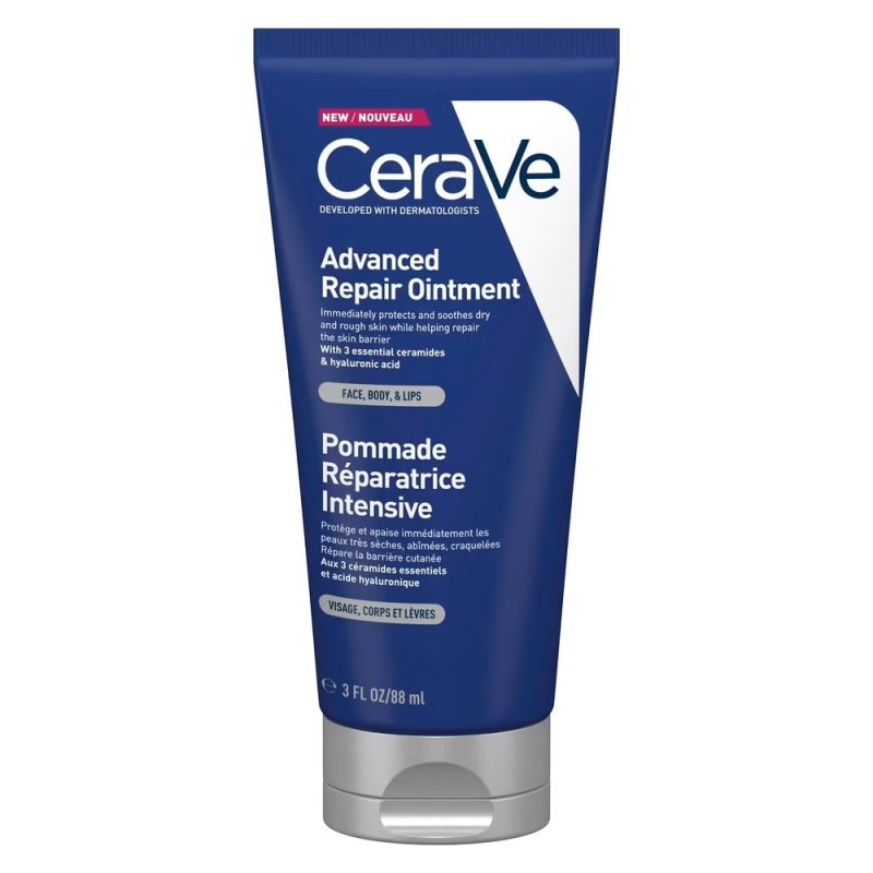 Atkuriamasis tepalas veidui ir kūnui CeraVe Advanced Repair Ointment, 88 ml