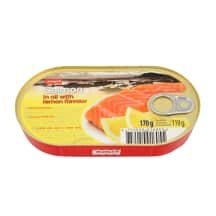 Atlantinė lašiša su citrinos skoniu RIMI, 170 g