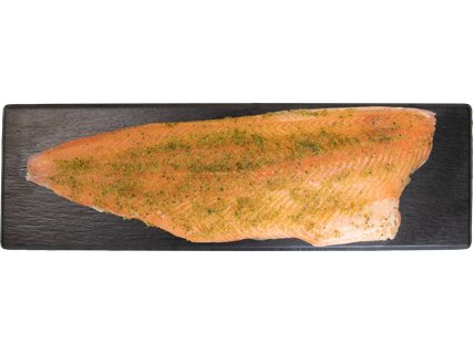 Atlantinių lašišų filė žolelių ir česnakų marinate, 1 kg