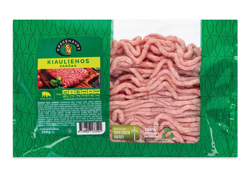 Atšaldytas kiaulienos faršas KREKENAVOS, 350 g