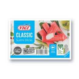 Atvės. krabų lazdelės VIČI, 150 g