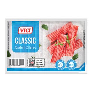 Atvėsintos krabų skonio lazdelės iš surimio VIČI, 150 g