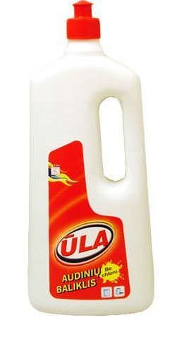 Audinių baliklis ŪLA baltiems ir spalvotiems audiniams (be chloro), 900 ml