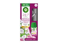 Automatinis oro gaiviklis „Air Wick“, su satino ir mėnesienos lelijų kvapo užpildu, 250 ml