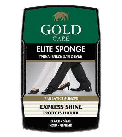 Avalynės valymo kempinė GOLDCARE, juoda