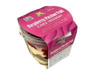 Aviečių ir pasiflorų pyrago desertas, 120 g
