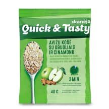 Avižinė košė SKANĖJA su obuoliais ir cinamonu, 40 g