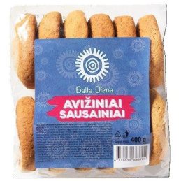 Avižiniai sausainiai BALTA DIENA, 400 g