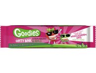 Avižų batonėlis GOODIES su obuoliais, braškėmis, 36+ mėn., 23 g