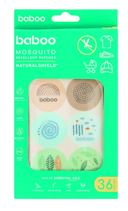 BABOO NATURALSHIELD LIPDUKAI NUO UODŲ, 36 vnt