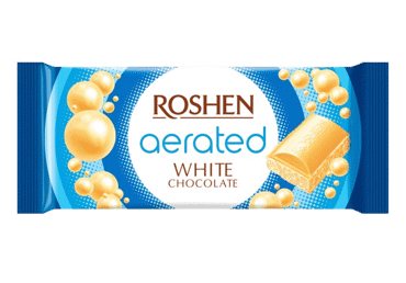 Baltasis akytasis šokoladas ROSHEN AERATED, 80 g