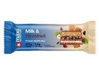 Baltyminis vaflinis batonėlis su riešutais MAXI NUTRITION, 40 g